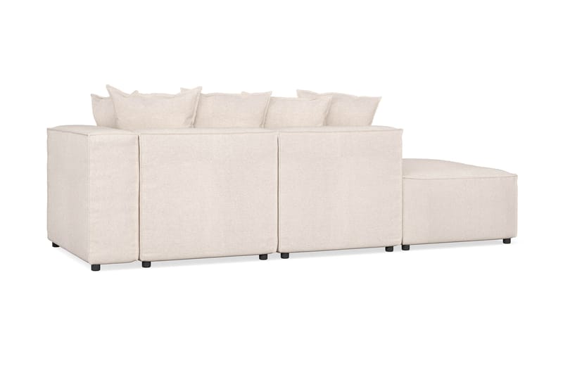 Cubo 3-istuttava Syvä Modulaarisohva + Rahi Kankaalla - Beige - Huonekalut - Sohva - 3:n istuttava sohva