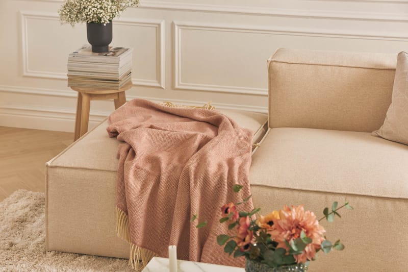 Cubo 3-istuttava Syvä Modulaarisohva + Rahi Kankaalla - Beige - Huonekalut - Sohva - Moduulisohva - Moduulisohvakokonaisuus