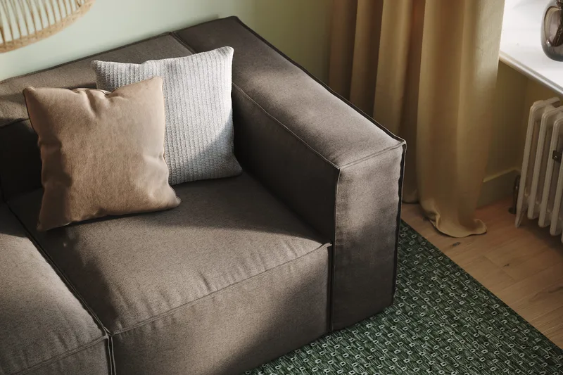 Cubo 3-istuttava Syvä Modulaarisohva + Rahi Kankaalla - Harmaa - Huonekalut - Sohva - Moduulisohva - Moduulisohvakokonaisuus