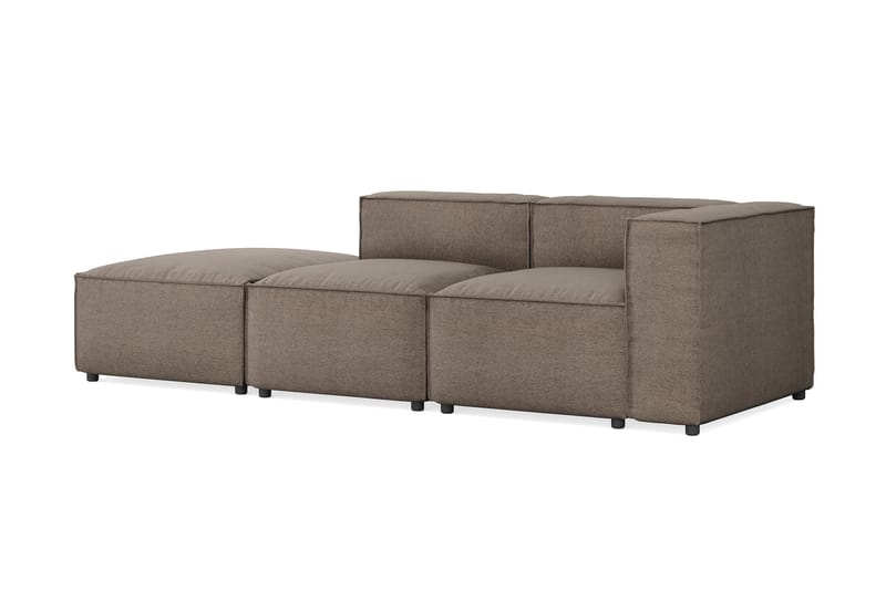 Cubo 3-istuttava Syvä Modulaarisohva + Rahi Kankaalla - Harmaa - Huonekalut - Sohva - 3:n istuttava sohva