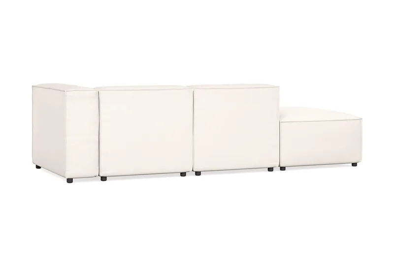Cubo 3-istuttava Syvä Modulaarisohva + Rahi Kankaalla - Valkoinen - Huonekalut - Sohva - Moduulisohva - Moduulisohvakokonaisuus