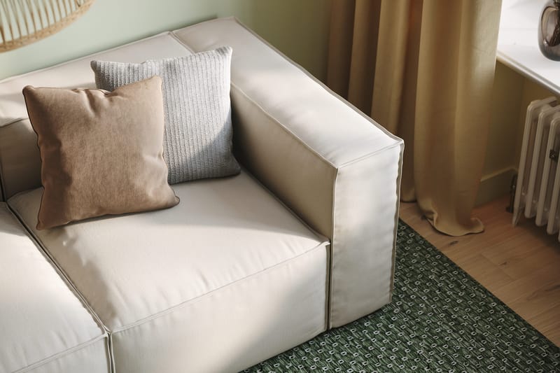 Cubo 3-istuttava Syvä Modulaarisohva + Rahi Kankaalla - Valkoinen - Huonekalut - Sohva - Moduulisohva - Moduulisohvakokonaisuus