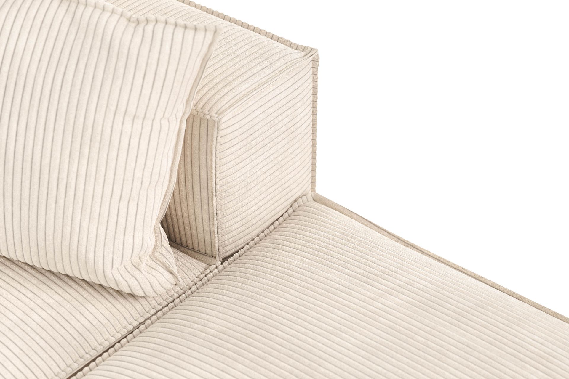 Cubo 3-istuttava Syvä Modulaarisohva + Rahi Manchester-kankaalla - Beige - Huonekalut - Sohva - 3:n istuttava sohva