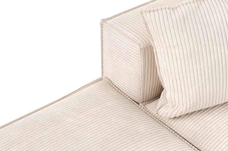Cubo 3-istuttava Syvä Modulaarisohva + Rahi Manchester-kankaalla - Beige - Huonekalut - Sohva - 3:n istuttava sohva