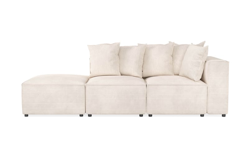 Cubo 3-istuttava Syvä Modulaarisohva + Rahi Manchester-kankaalla - Beige - Huonekalut - Sohva - 3:n istuttava sohva