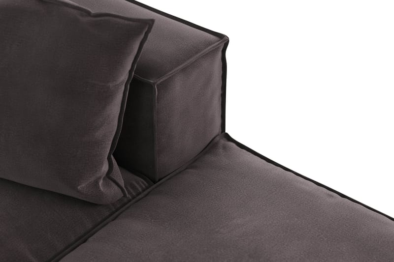 Cubo 3-istuttava Syvä Modulaarisohva + Rahi Sametilla - Tummanharmaa - Huonekalut - Sohva - 3:n istuttava sohva