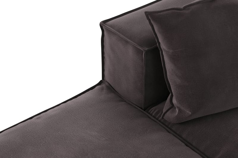 Cubo 3-istuttava Syvä Modulaarisohva + Rahi Sametilla - Tummanharmaa - Huonekalut - Sohva - Moduulisohva - Moduulisohvakokonaisuus