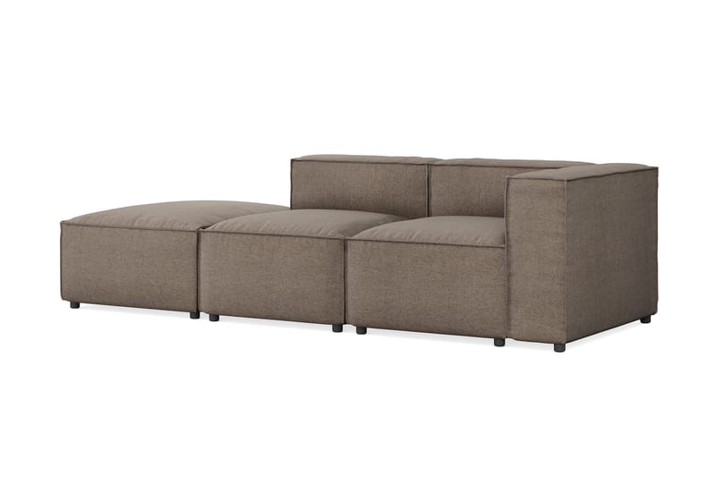 Cubo 3-istuttava Syvä Modulaarisohva + Rahi Kankaalla - Harmaa - Huonekalut - Sohva - Moduulisohva - Moduulisohvakokonaisuus