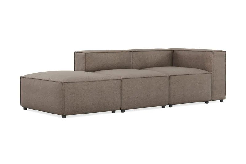 Cubo 3-istuttava Syvä Modulaarisohva + Rahi Kankaalla - Harmaa - Huonekalut - Sohva - Moduulisohva - Moduulisohvakokonaisuus