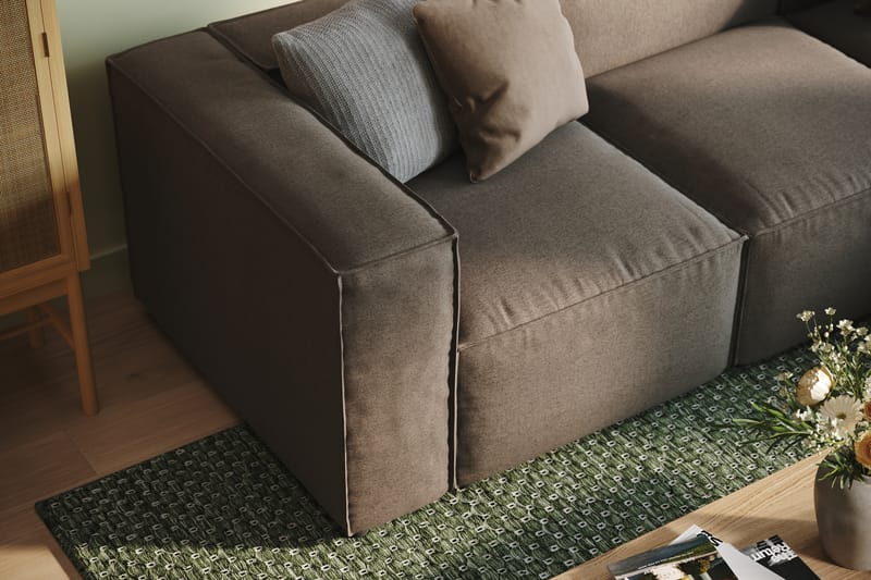 Cubo 4-istuttava Syvä Modulaarisohva Kankaalla - Harmaa - Huonekalut - Sohva - 3:n istuttava sohva