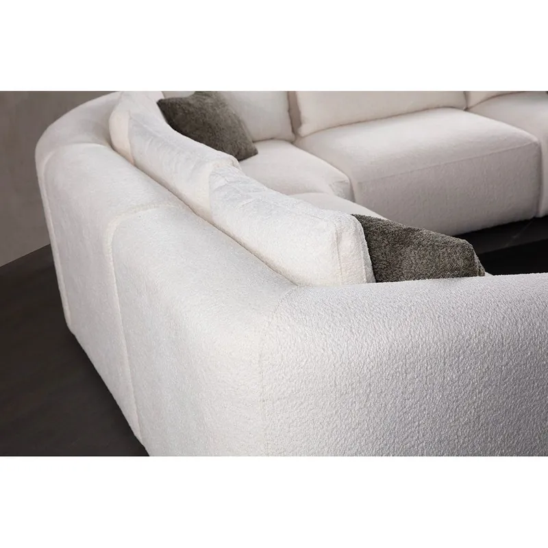 Dashwood 3-istuttava Kulmasohva - Kermanvalkoinen - Huonekalut - Sohva - Kulmasohva