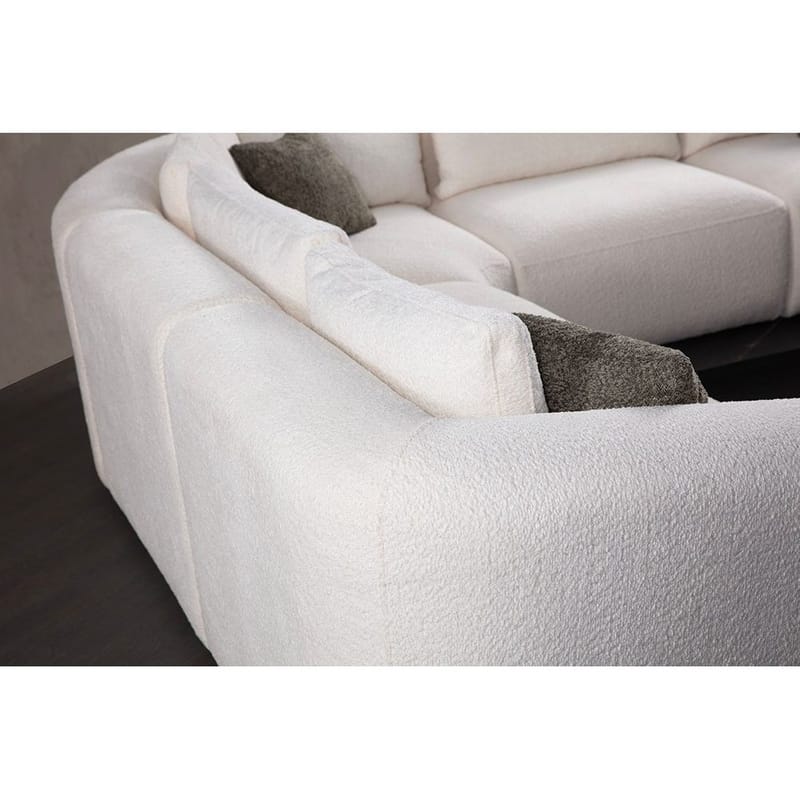 Dashwood 5-istuttava Kulmasohva - Kermanvalkoinen - Huonekalut - Sohva - Kulmasohva