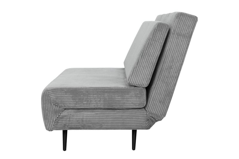 Daybed Mallory Harmaa, Vakosametti/metalli/puu - Harmaa, Vakosametti/metalli/puu - Huonekalut - Sohva - Vuodesohva