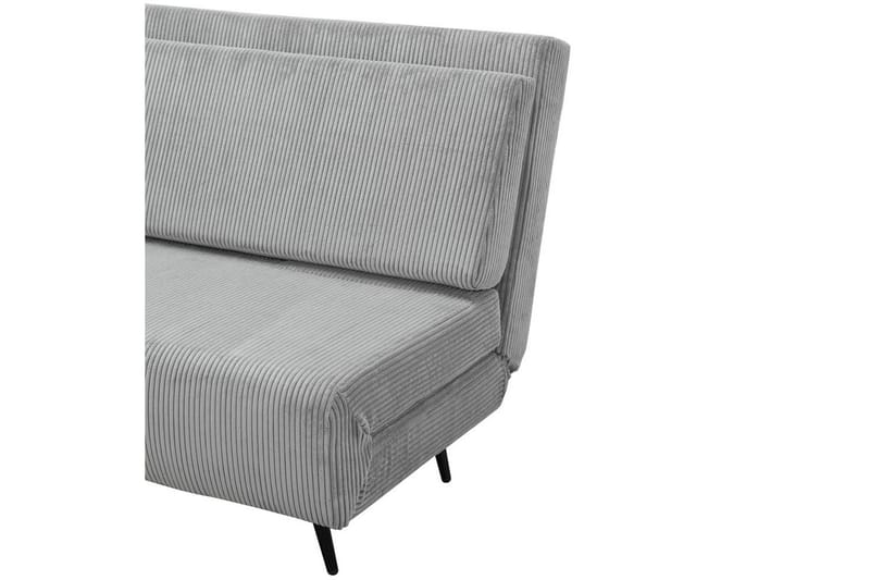 Daybed Mallory Harmaa, Vakosametti/metalli/puu - Harmaa, Vakosametti/metalli/puu - Huonekalut - Sohva - Vuodesohva