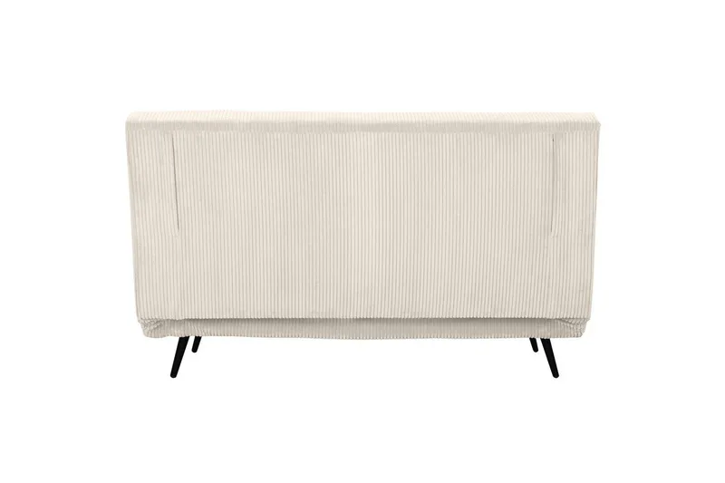 Daybed Mallory Kermanvärinen, Vakosametti/metalli/puu - Kermanvärinen, Vakosametti/metalli/puu - Huonekalut - Sohva - Vuodesohva