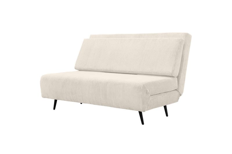 Daybed Mallory Kermanvärinen, Vakosametti/metalli/puu - Kermanvärinen, Vakosametti/metalli/puu - Huonekalut - Sohva - Vuodesohva