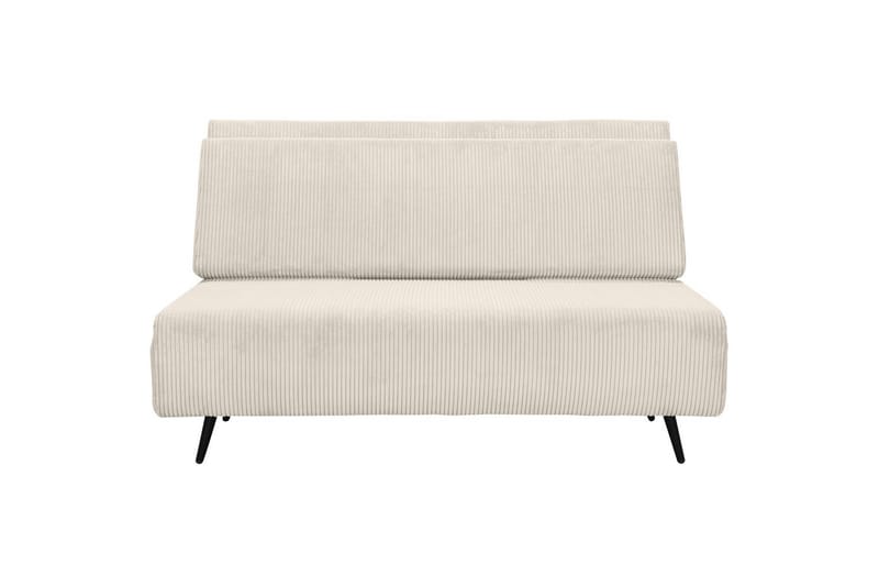 Daybed Mallory Kermanvärinen, Vakosametti/metalli/puu - Kermanvärinen, Vakosametti/metalli/puu - Huonekalut - Sohva - Vuodesohva