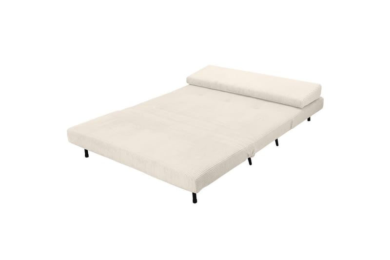 Daybed Mallory Kermanvärinen, Vakosametti/metalli/puu - Kermanvärinen, Vakosametti/metalli/puu - Huonekalut - Sohva - Vuodesohva