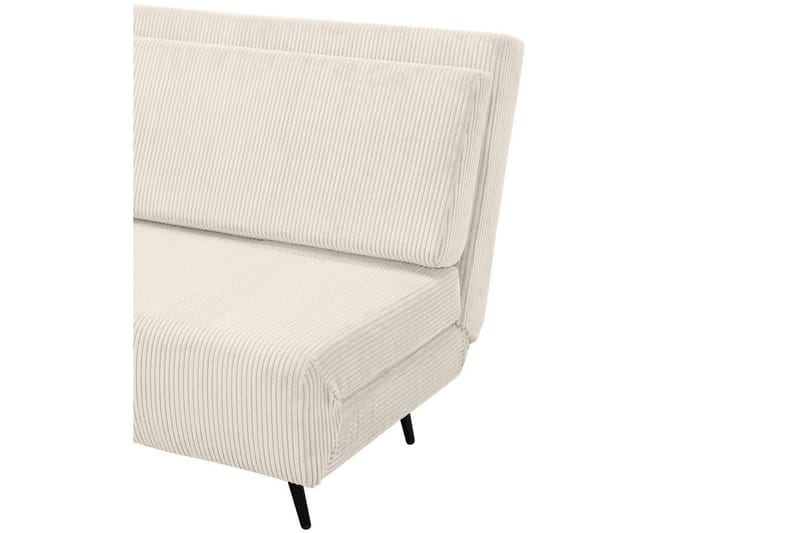 Daybed Mallory Kermanvärinen, Vakosametti/metalli/puu - Kermanvärinen, Vakosametti/metalli/puu - Huonekalut - Sohva - Vuodesohva