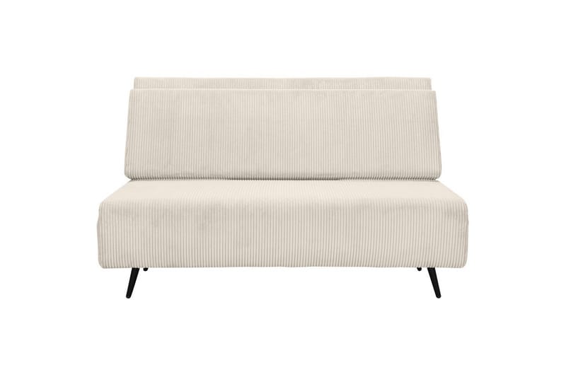 Daybed Mallory Kermanvärinen, Vakosametti/metalli/puu - Kermanvärinen, Vakosametti/metalli/puu - Huonekalut - Sohva - Vuodesohva