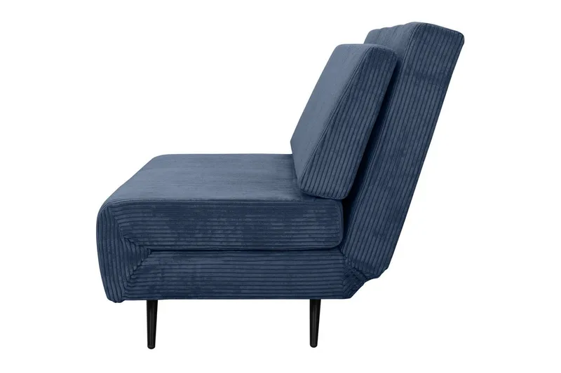 Daybed Mallory Sininen, Vakosametti/metalli/puu - Sininen, Vakosametti/metalli/puu - Huonekalut - Sohva - Vuodesohva