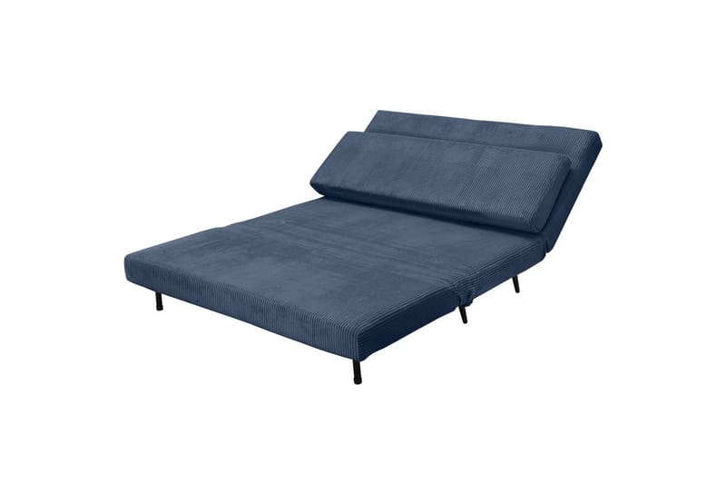 Daybed Mallory Sininen, Vakosametti/metalli/puu - Sininen, Vakosametti/metalli/puu - Huonekalut - Sohva - Vuodesohva