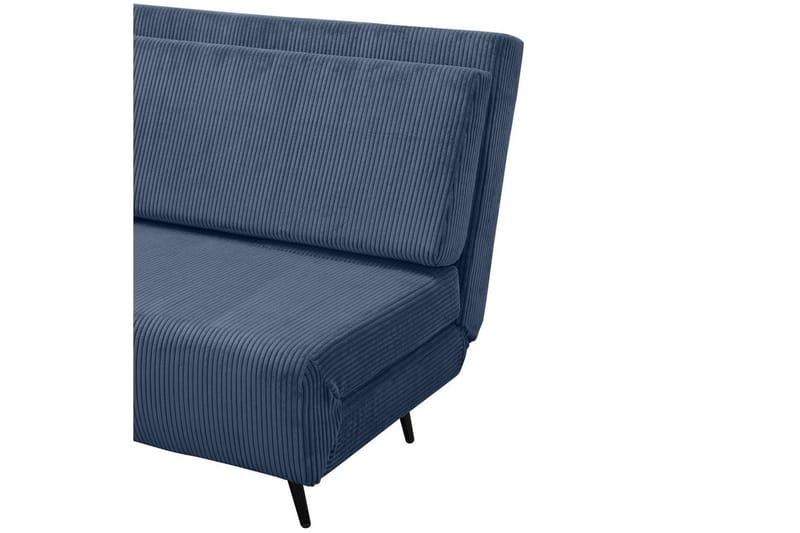 Daybed Mallory Sininen, Vakosametti/metalli/puu - Sininen, Vakosametti/metalli/puu - Huonekalut - Sohva - Vuodesohva