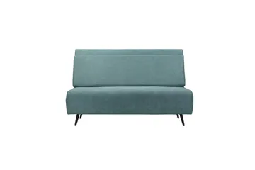 Daybed Mallory Vaalea petrooli, Pellavakangas/metalli/puu - Vaalea petrooli, Pellavakangas/metalli/puu - Huonekalut - Sohva - Vuodesohva