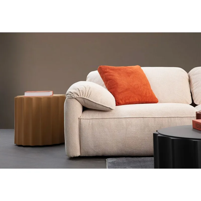 Derebasi 6-istuttava Kulmasohva Två Hörn - Kermanvalkoinen - Huonekalut - Sohva - Kulmasohva