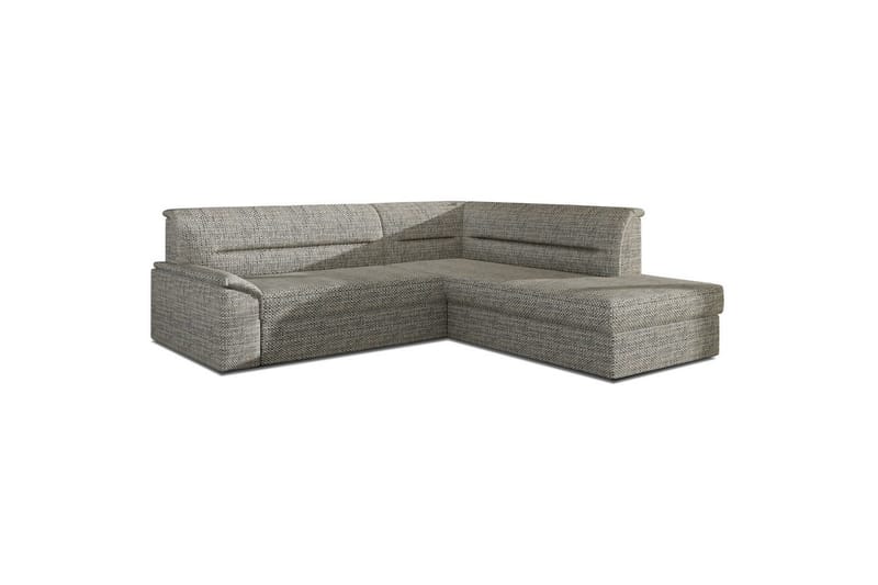 Divaani Eltap Elano 255x212x90 cm - Berlin 01, Harmaa, Oikea - Huonekalut - Sohva - Vuodesohva
