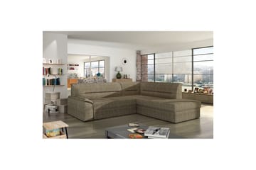 Divaani Eltap Elano 255x212x90 cm - Berlin 03, Beige, Oikea - Huonekalut - Sohva - Vuodesohva