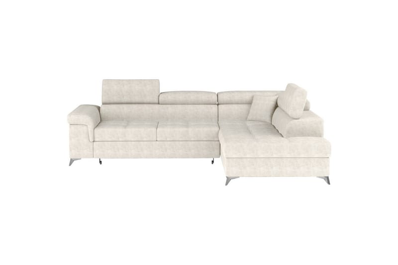 Divaani Eltap Eridano 275x202x88 cm, Amore 01, Valkoinen, Oikea