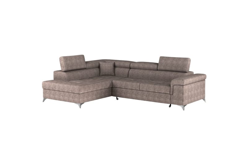 Divaani Eltap Eridano 275x202x88 cm - Amore 20, Tummanbeige, Vasen - Huonekalut - Sohva - Vuodesohva