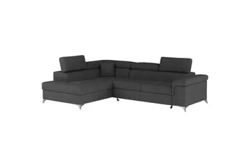 Divaani Eltap Eridano 275x202x88 cm - Inari 96, tummanharmaa, Vasen - Huonekalut - Sohva - Vuodesohva