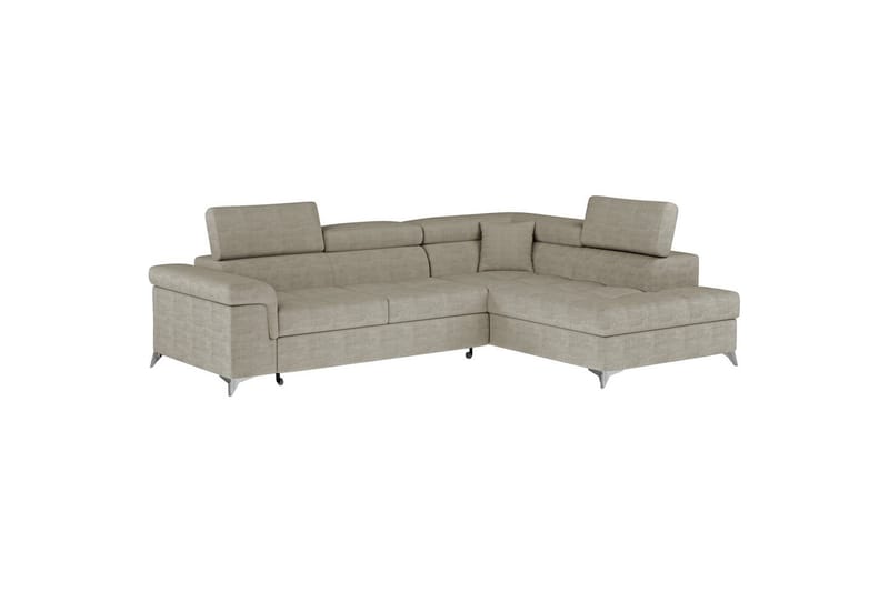 Divaani Eltap Eridano 275x202x88 cm - Manhattan 20, Tummabeige, Oikea - Huonekalut - Sohva - Vuodesohva