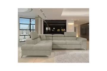 Divaani Eltap Eridano 275x202x88 cm - Manhattan 20, Tummabeige, Vasen - Huonekalut - Sohva - Vuodesohva