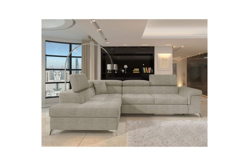 Divaani Eltap Eridano 275x202x88 cm - Manhattan 20, Tummabeige, Vasen - Huonekalut - Sohva - Vuodesohva