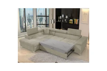Divaani Eltap Eridano 275x202x88 cm - Manhattan 20, Tummabeige, Vasen - Huonekalut - Sohva - Vuodesohva