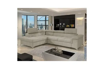 Divaani Eltap Eridano 275x202x88 cm - Manhattan 20, Tummabeige, Vasen - Huonekalut - Sohva - Vuodesohva