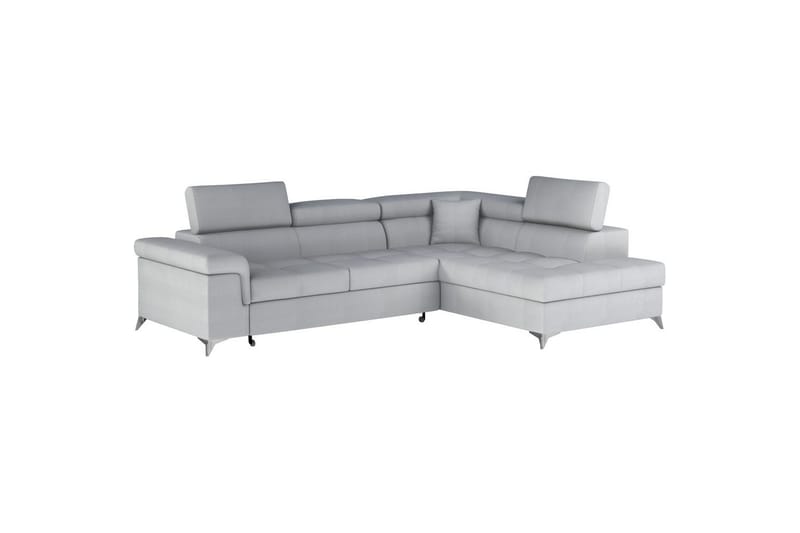 Divaani Eltap Eridano 275x202x88 cm - Monolith 84, vaaleanharmaa, Oikea - Huonekalut - Sohva - Vuodesohva