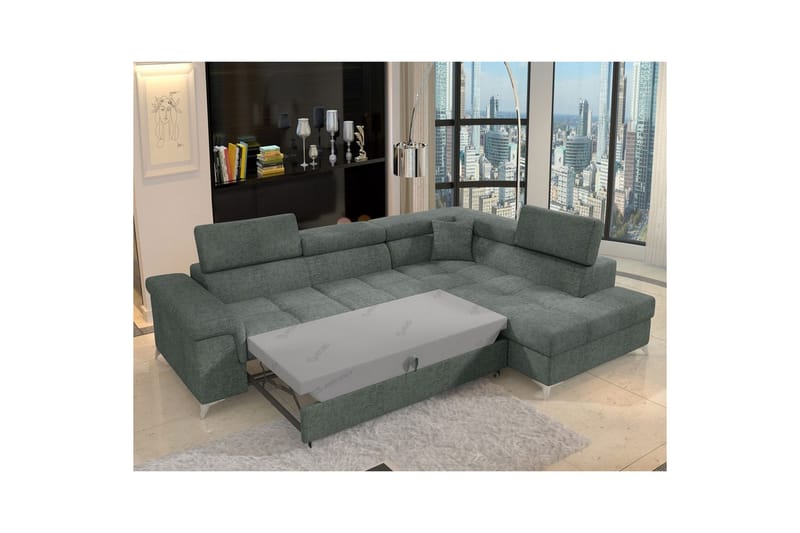 Divaani Eltap Eridano 275x202x88 cm - Touch 100, Oikea - Huonekalut - Sohva - Vuodesohva