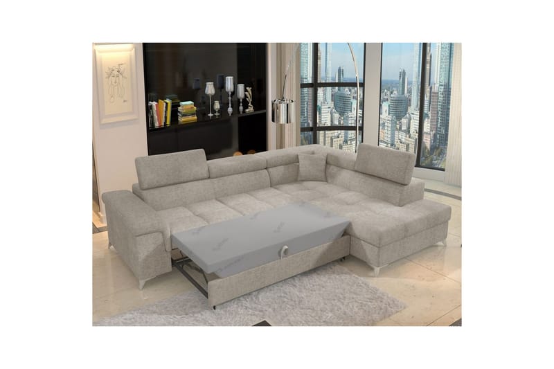 Divaani Eltap Eridano 275x202x88 cm - Touch 18, Oikea - Huonekalut - Sohva - Vuodesohva