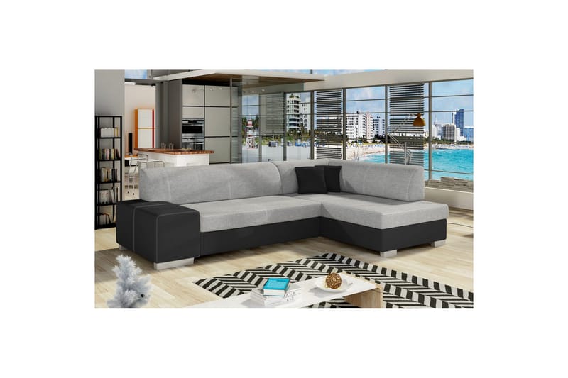 Divaani Eltap Fabio 268x167x73 cm - Sawana 21, Soft 11, Oikea - Huonekalut - Sohva - Vuodesohva