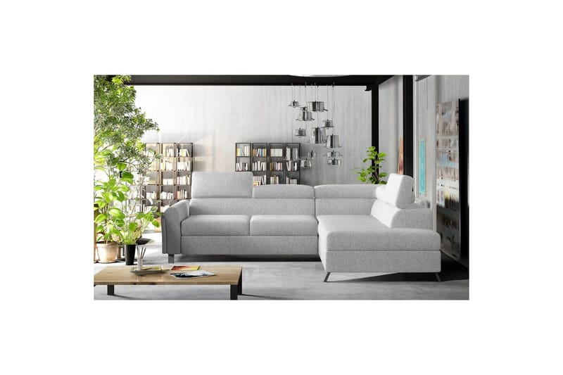 Divaani Eltap Kairos 265x200x92 cm - Grande 81, Harmaa, Oikea - Huonekalut - Sohva - Vuodesohva