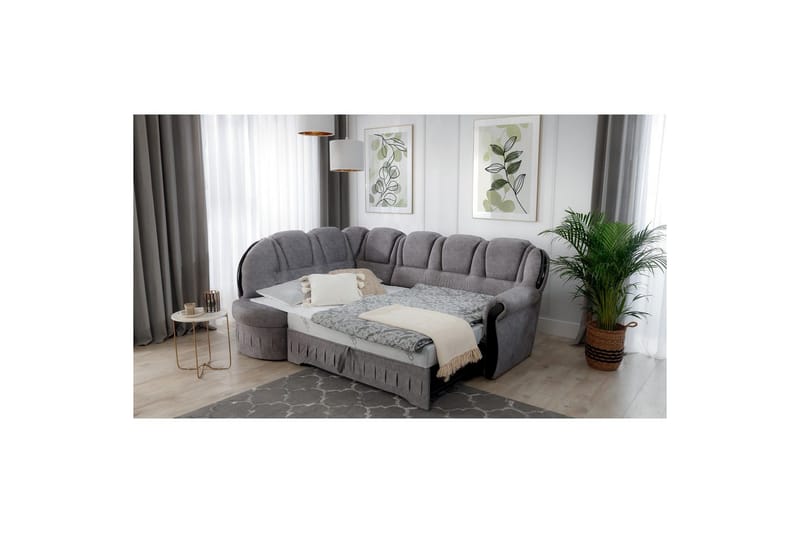 Divaani Eltap Lord 243x180x112 cm - Dora 21, Beige, Vasen - Huonekalut - Sohva - Vuodesohva