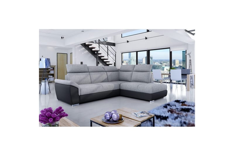 Divaani Eltap Loreto 260x210x102 cm - Sawana 21, Soft 11, Oikea - Huonekalut - Sohva - Vuodesohva