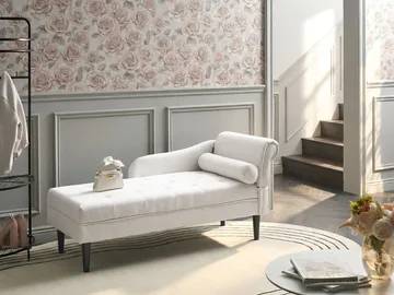 Divaani Yvoire oikeakätinen - Off-White - Huonekalut - Sohva - Sohvasängyt