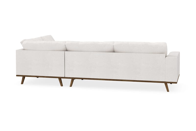 Copenhagen 4-istuttava Oikeakätinen L-muotoinen Divaanisohva Bouclélla - Valkoinen - Huonekalut - Sohva - Divaanisohva - 4 istuttava sohva divaanilla