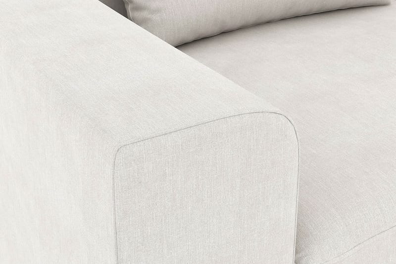 Copenhagen 4-istuttava Oikeakätinen L-muotoinen Divaanisohva Kankaalla - Vaaleanharmaa - Huonekalut - Sohva - Divaanisohva - 4 istuttava sohva divaanilla