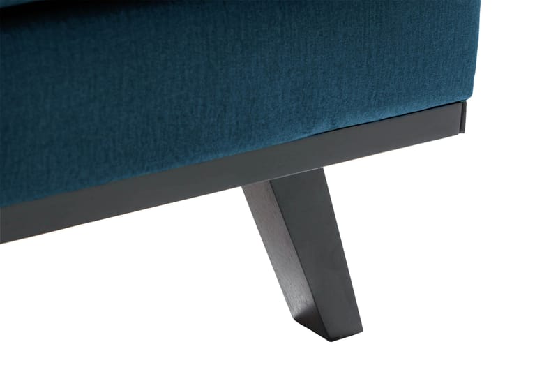 Copenhagen 4-istuttava Oikeakätinen L-muotoinen Divaanisohva Sametilla - Sininen - Huonekalut - Sohva - Divaanisohva - 4 istuttava sohva divaanilla